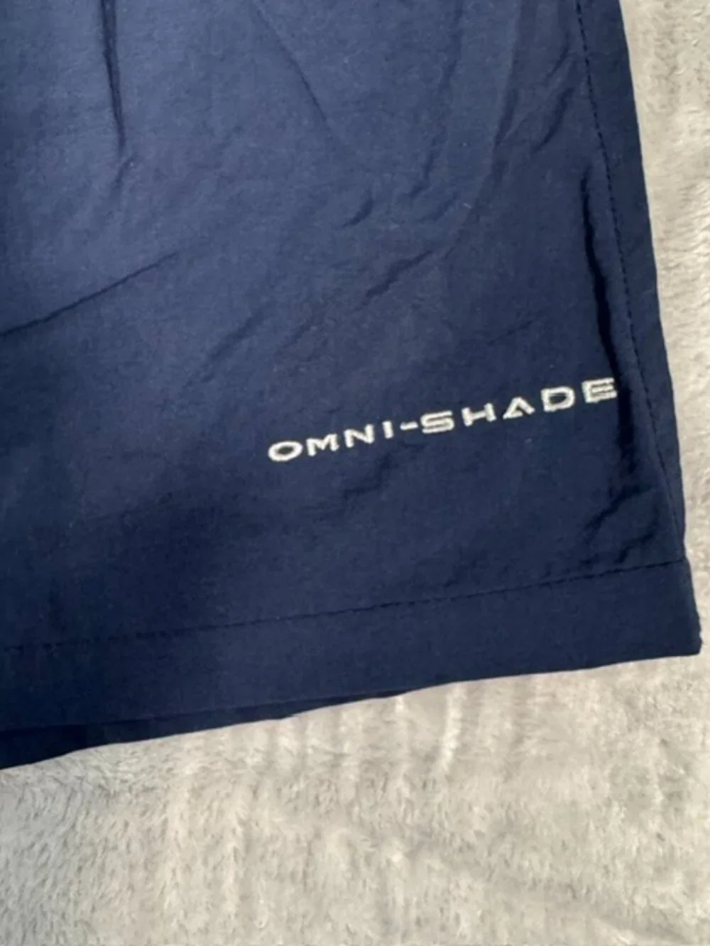 Columbia PFG Backcast III Men's Navy Water Shorts Omni-Shade Sz S